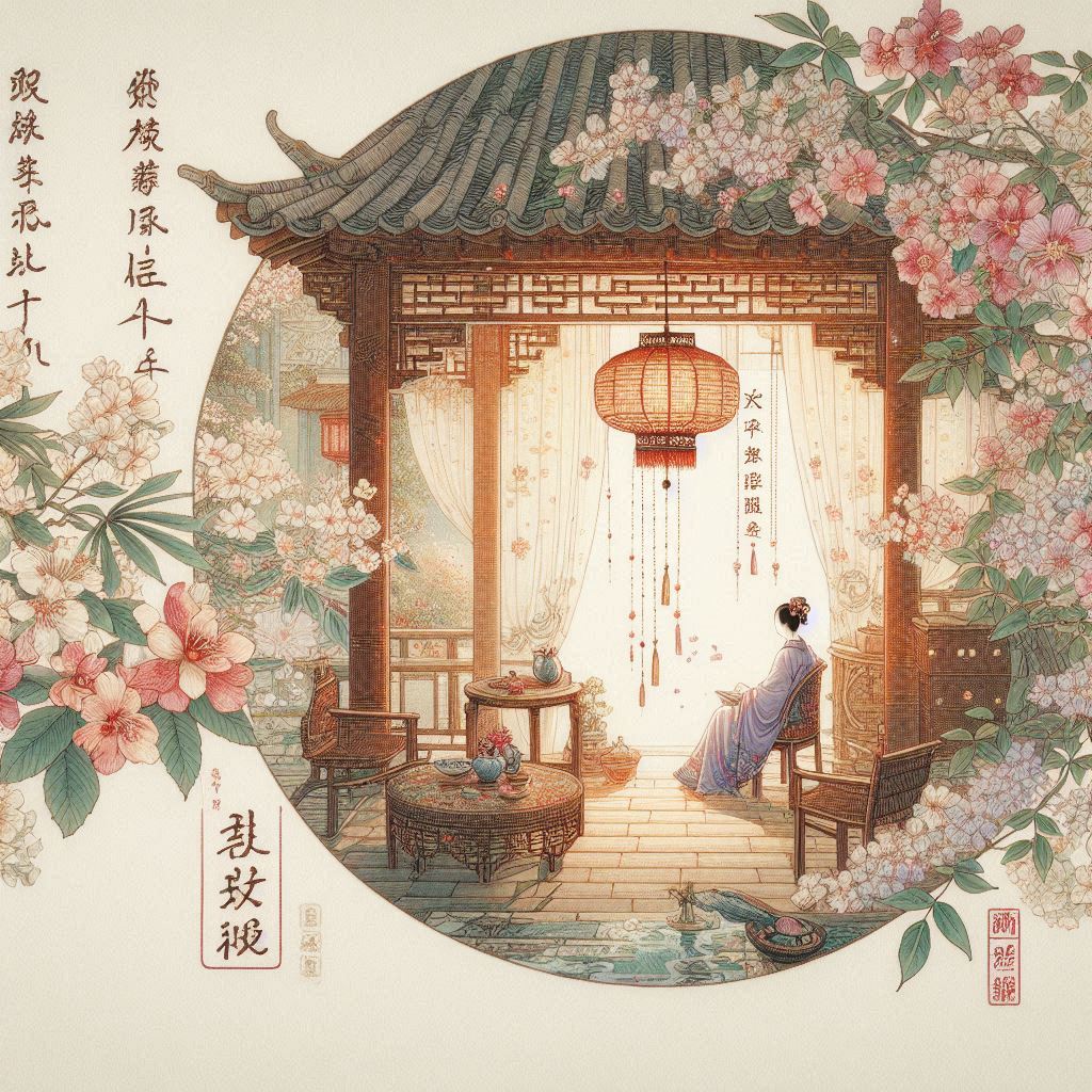 小雨空帘，无人深巷，已早杏花先卖。 Poster